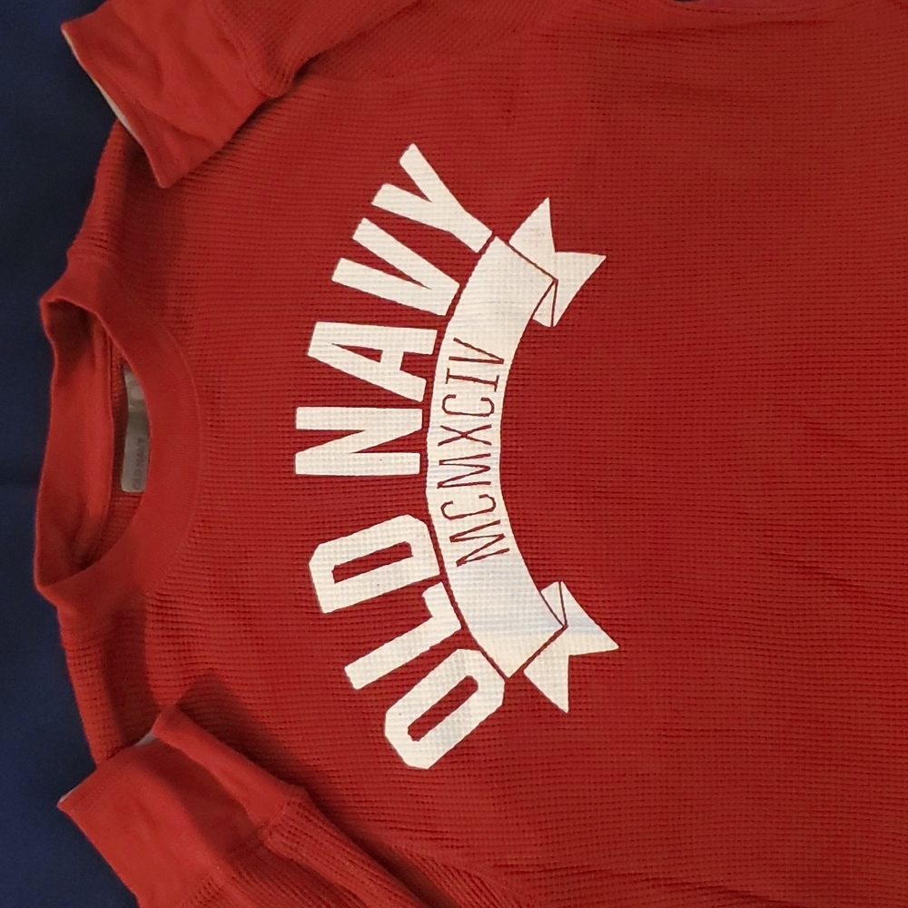 🥨2 for$20 Old Navy Mens Large Waffle Knit Thermal Long Sleeve Shirt